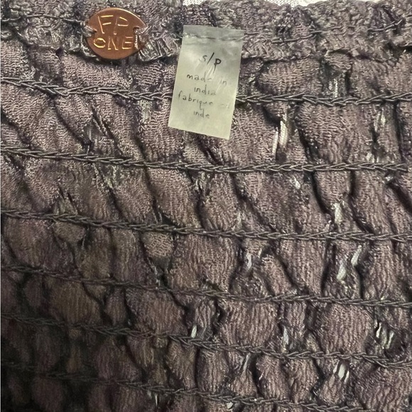 NWT Free People FP One "Adella" Slip Crochet Lace Mini Dress Tiered size small - Picture 4 of 6